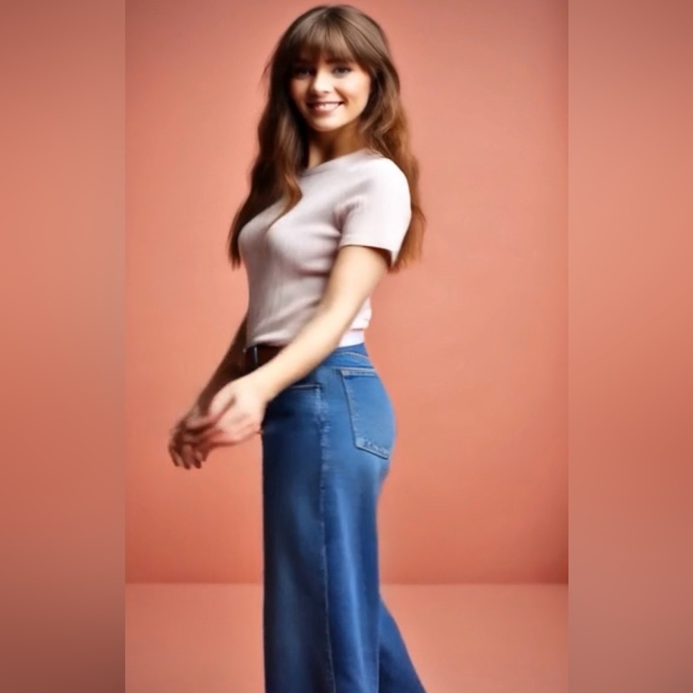 ANTHROPOLOGIE / CLOTH & STONE Ribbed Tee - Picture 8 of 15